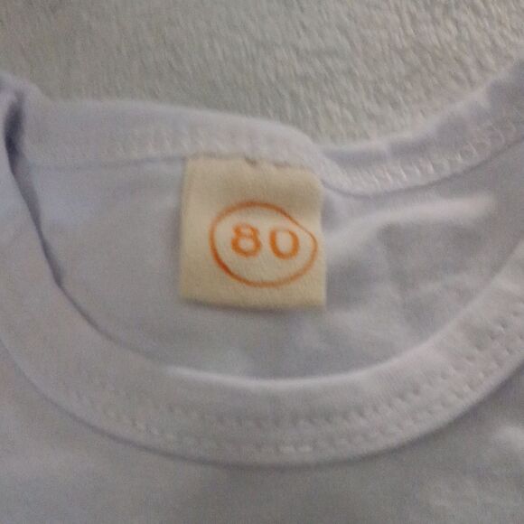 Rainbow and sage bellbottom pants with sash for headband  Sz 80 (9-12 months) - Picture 8 of 9